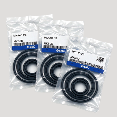 SMC MKB/MKA32-PS Cylinder Seal Replacement Pack Anti Aging Sealing Rings Fit MK Series 32mm Bore Rotary Clamp Cylinder For Automated Workholding Repair