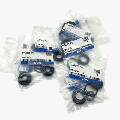 ชุดซ่อมซีลยางกันรั่ว SMC MGQ25-PS สำหรับกระบอกลม MGQ25 ระบบนิวแมติกส์กระบอกนำกะทัดรัดทนทานต่อแรงด้านข้างสูง