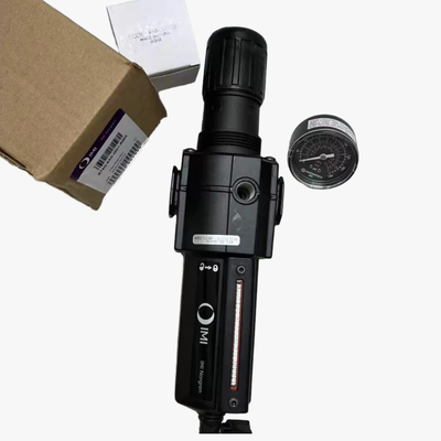NORGREN B74G‑4AS‑995 B74G‑4AS‑SPCN60266 Excelon ตัวกรอง‑เรกูเลเตอร์อุณหภูมิต่ำ G1/2 ซีลพิเศษ‑คอมพาวด์ โถอลูมิเนียม การปรับแบบ T‑Bar สำหรับระบบเตรียมอากาศแบบนิวแมติกภายนอกอาคารในสภาพอากาศเย็น