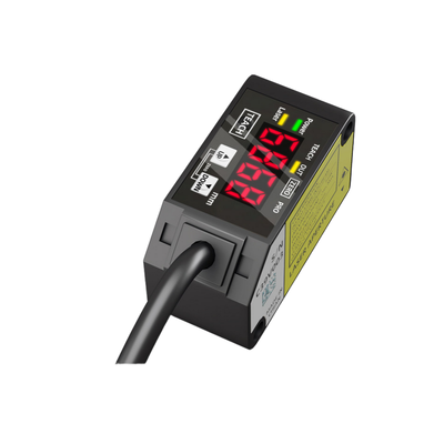 เซ็นเซอร์วัดระยะเลเซอร์ HG-C1100 ระยะห่างศูนย์กลาง 100 มม. ช่วงการวัด ±35 มม. ความสามารถในการทำซ้ำ 70 ไมโครเมตร IP67 12-24V DC เอาต์พุต NPN Pnp สัญญาณอนาล็อก 0-5V 4-20mA