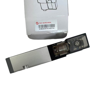 โซลินอยด์วาล์วแบบติดตั้ง NAMUR IMI NORGREN VCB22C517A-AE219J G1/4 AC220V 5/2 วาล์วควบคุมทิศทางลมแบบเดี่ยวสำหรับแอคทูเอเตอร์