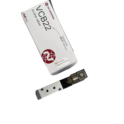 วาล์วโซลินอยด์ M5 Mini Port IMI Norgren VCB22A517D-C5213A 24VDC 5/2 วาล์วควบคุมทิศทางนิวแมติกสำหรับอิเล็กทรอนิกส์ความแม่นยำ ขนาดกะทัดรัดพร้อมไฟแสดงสถานะ LED