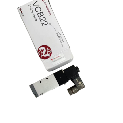 วาล์วโซลินอยด์ M5 Mini Port IMI Norgren VCB22A517D-C5213A 24VDC 5/2 วาล์วควบคุมทิศทางนิวแมติกสำหรับอิเล็กทรอนิกส์ความแม่นยำ ขนาดกะทัดรัดพร้อมไฟแสดงสถานะ LED