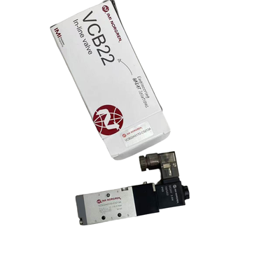 วาล์วโซลินอยด์ M5 Mini Port IMI Norgren VCB22A517D-C5213A 24VDC 5/2 วาล์วควบคุมทิศทางนิวแมติกสำหรับอิเล็กทรอนิกส์ความแม่นยำ ขนาดกะทัดรัดพร้อมไฟแสดงสถานะ LED