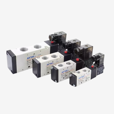 Airtac AC220V DC24V Solenoid Coil Separate Replacement Coil For 4V Series Pneumatic Solenoid Valve F Class Insulation Din Connector Wide Voltage Tolerance