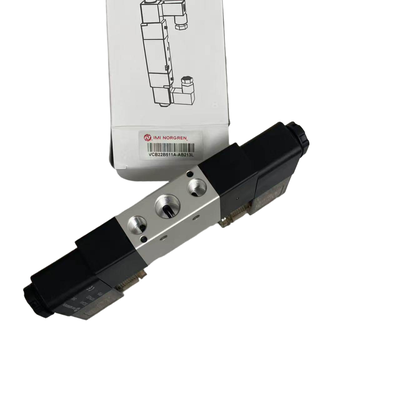 VCB22B511A-AB213L 24VDC วาล์วโซลินอยด์คู่ IMI NORGREN G1/4 5/2 วาล์วหน่วยความจำนิวแมติกสำหรับเครื่องมือกล โหลดขดลวดคู่