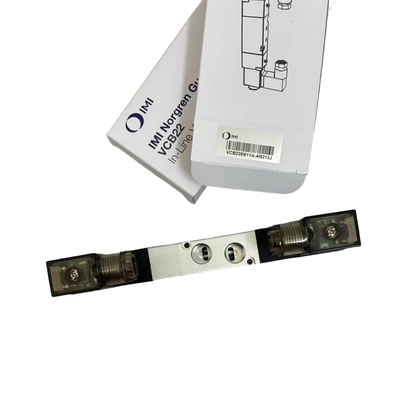 โซลินอยด์วาล์วแบบปิดศูนย์กลาง 5/3 NORGREN VCB22B611A-AB213J G1/4 24VDC วาล์วตำแหน่งโซลินอยด์คู่ 5 พอร์ต 3 ตำแหน่งสำหรับการจับยึดแบบลอย