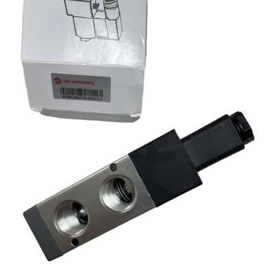 วาล์วสุญญากาศขนาดใหญ่ IMI Norgren VCB22D417A-AD213J G1/2 24VDC วาล์วทิศทางโซลินอยด์เดี่ยว 3/2 NC สำหรับระบบสุญญากาศอัตราการไหลสูง