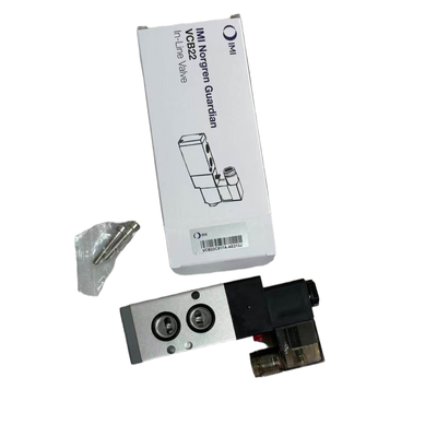 โซลินอยด์วาล์ว NAMUR 24VDC IMI Norgren VCB22C517A-AE213J G1/4 5/2 แบบเดี่ยวสำหรับแอคทูเอเตอร์แบบหมุน IMI Norgren วาล์วควบคุมทิศทางนิวเมติก