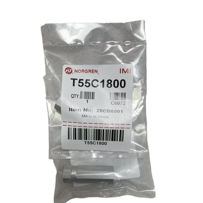 IMI Norgren T55C1800 วาล์วกันกลับขนาดเล็ก G1/8 BSPP เกลียว เช็ควาล์วแบบนิวเมติกขนาดเล็กสำหรับอุปกรณ์ระบบอัตโนมัติความแม่นยำ