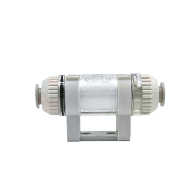 SMC ZFC100-04 ZFC Series Compact In-Line Air Suction Filter 10µm Filtration Replaceable Filter Element One Touch Fitting Protect Vacuum Generator And Pneumatic Automation Circuit