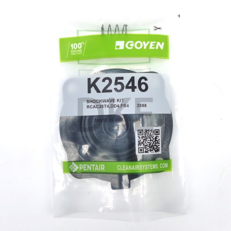 Goyen RCAC25 ชุดแผ่นแผ่นกระดาษประเภท K2546 ซีรีส์ T4, DD4, FS4 วัสดุไนทรีล