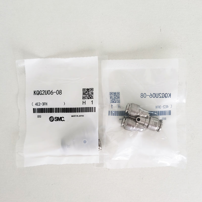 SMC KQG2U06-08 เครื่องปรับอากาศเชื่อมต่อรวดเร็ว ภายใน SS316 ความดันความแรงดัน 3.0 MPa