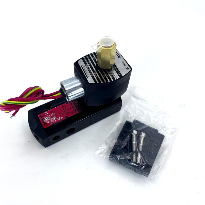 EF551G401MO ASCO โคลล์กันระเบิด วาลล์โซเลโนอิดเดียว โมโนฟังก์ชัน 3/2way - 5/2way G1/4