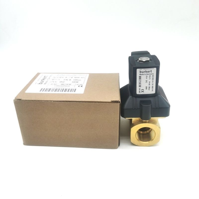 BURKERT 00126154 SOLENOID VALVE 3/2WAY NC 1.5MM ORIFICE 0-16BAR BRASS 24V FKM SEAL -10 °C - 100 °C IP65 การปรับระดับความหนา