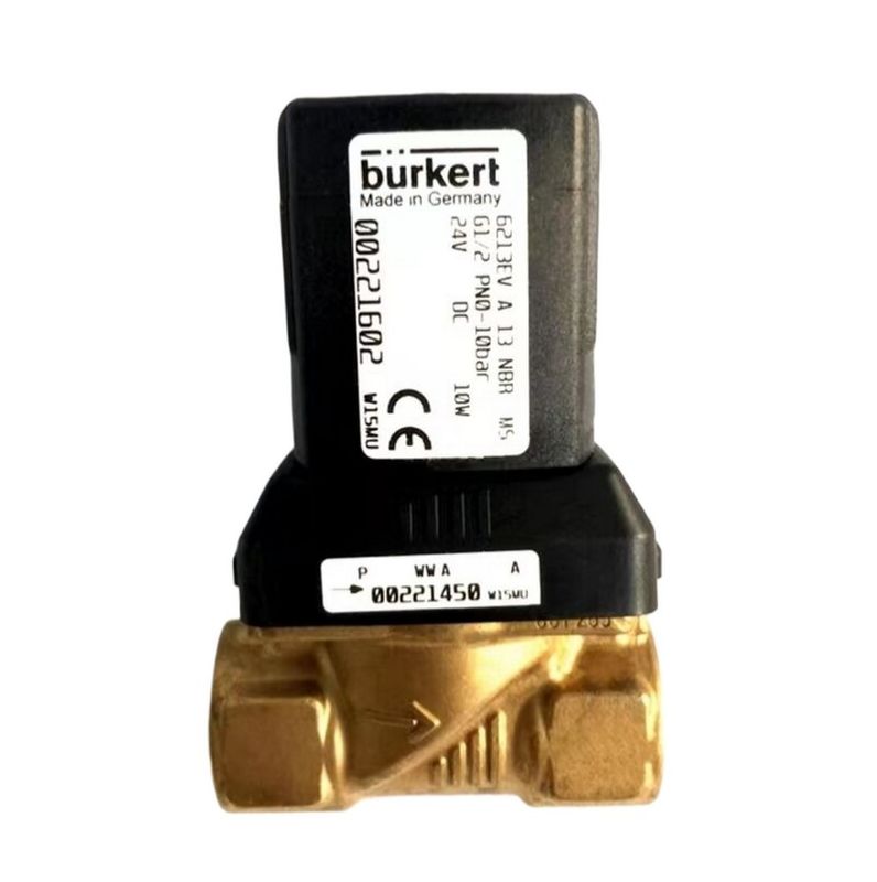 00308506 BURKERT วาล์วโซเลนอยด์ G1 2/2 ปิดปกติ 25 หลุมระบาย FKM ผนึก วาล์วหลอดเหล็ก 8W 1-32bar