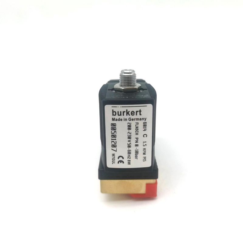 00134240 BURKERT 6013 ประเภทการกระทําโดยตรง G1/8 นิ้ว 2/2 ปิดปกติ 2.5 หลุมไหล FKM ผนึกหลอดพริ้วโลหะ
