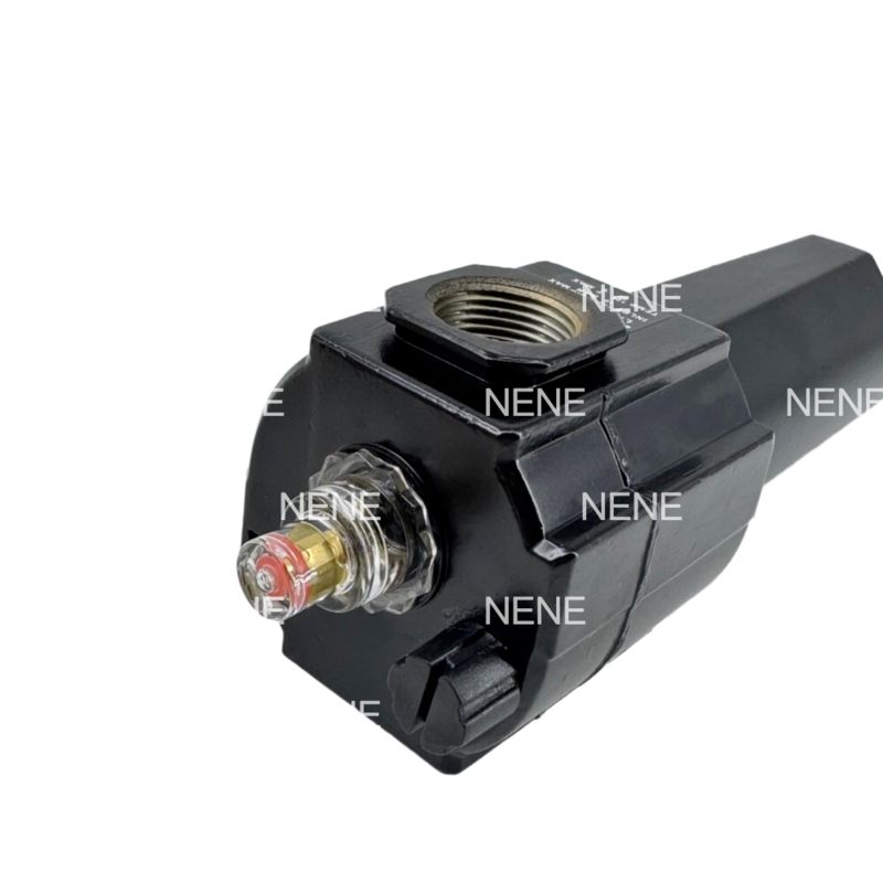 NORGREN L74M-4GP-ETN G1/2 ตัวควบคุมตัวกรองลมแบบอัดอากาศนิวเมติก พร้อมตัวระบายน้ำแบบปิดฝาครอบ ตัวเรือนทำจากอลูมิเนียมอัลลอย