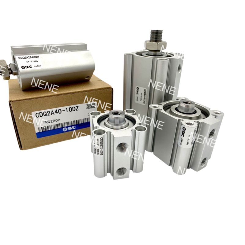 กระบอกสูบนิวเมติก CQ2A12-50D SMC ขนาดกระบอกสูบ 50 มม. ช่วงชัก 20 มม. รุ่น CQ2 แบบทำงานสองทาง