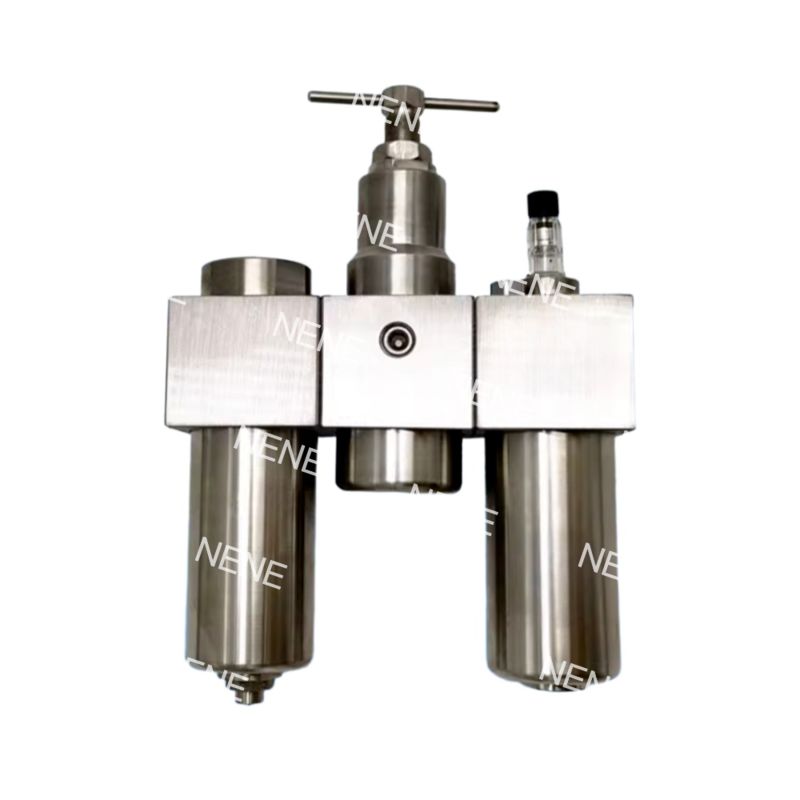 SFSRSL200 สามชุดเหล็กดัดเหล็ก SUS316 เครื่องปรับกรองอากาศ G1/4 กําหนดความดัน