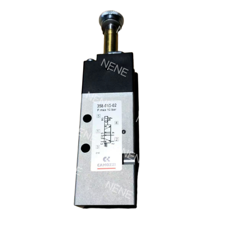 CAMOZZI 358-015-02-G77 วาล์วโซเลนอยด์ 5/2 Way 1/8" 24V DC 3.1W / 48V AC 3.8VA