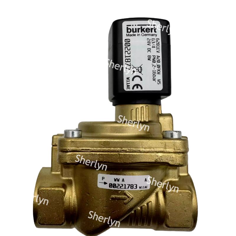 6281 Burkert Electron Magnetic Valve 00221931 G3/4 2/2 เปิดปกติ AC24V