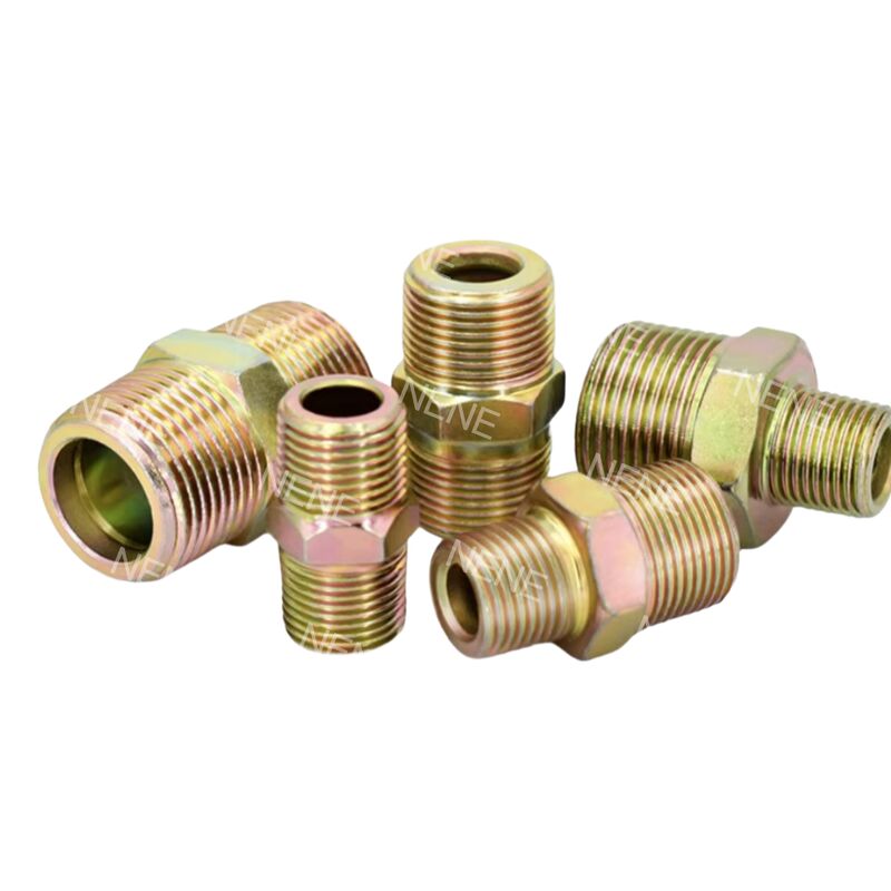 ปากแบน 1/4 "สหภาพร่วมเหล็กก๊าบอนสหภาพ BSP Thread ลดสหภาพท่อ Fitting