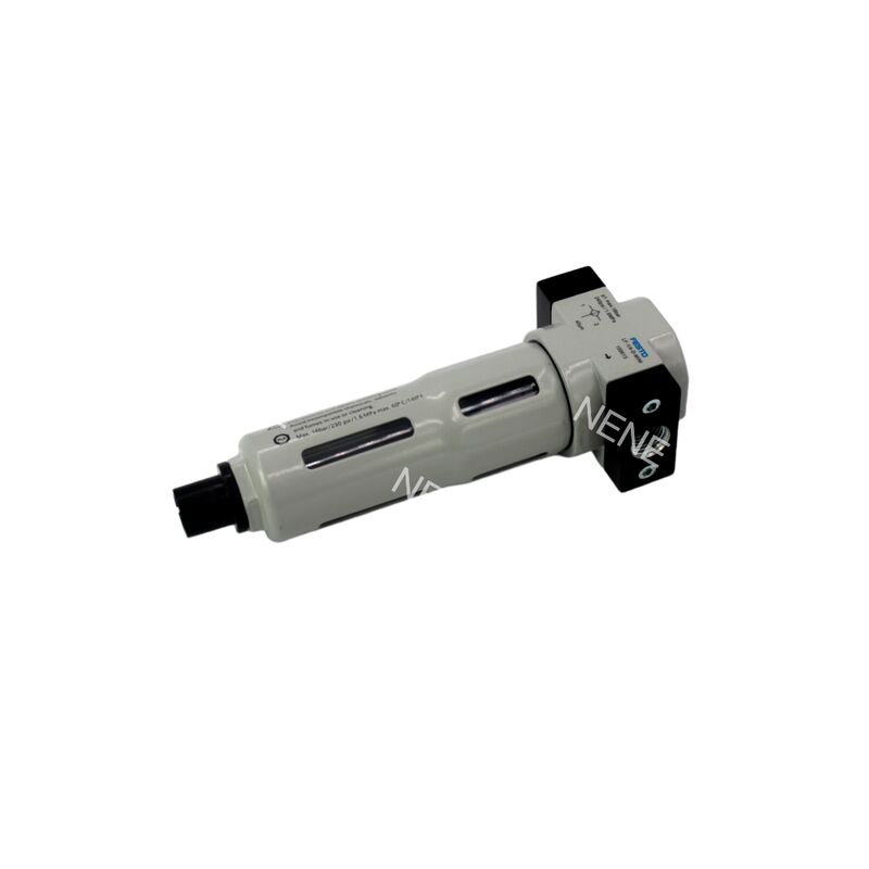 เครื่องกํากับกรองระบายน้ํามือ Festo LFR-1/4-D-MINI-MPA 8002279 G1/4 40μm สังกะสีซิงค์ 0.5-12bar ด้วย MPA Gauge