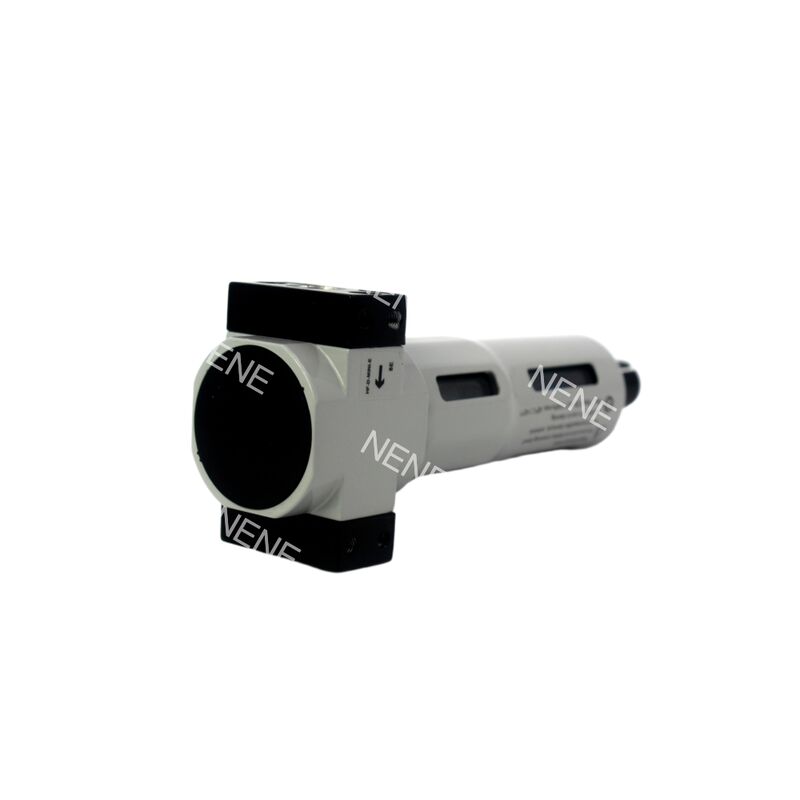 ตัวกรอง-เรกูเลเตอร์อัลลอยสังกะสี Festo LFR-1/8-D-7-MINI-MPA 8002300 40 ไมครอน G1/8 ระบายน้ำด้วยมือ 0.5-7 บาร์ พร้อมเกจ MPA