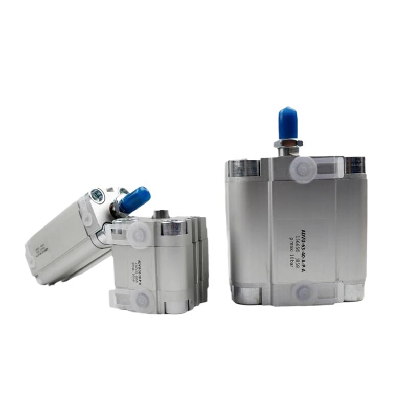 Festo ADVU-12-40-A-P-A 156592 12 มม ขุด 40 มม โครงการ ด้านนอกเส้นลวดอากาศ M5 Port Double-Acting Compact Design