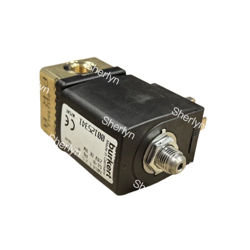 1.5W พลังงานต่ําสุด G1 1/4 ′′ 25 มม FKM ปริมตองเหลืองปิดซอลีนอยด์ วาล์ว Burkert 00221888 24V DC 2/2 NC 0-120 °C เซอร์โว-ช่วย