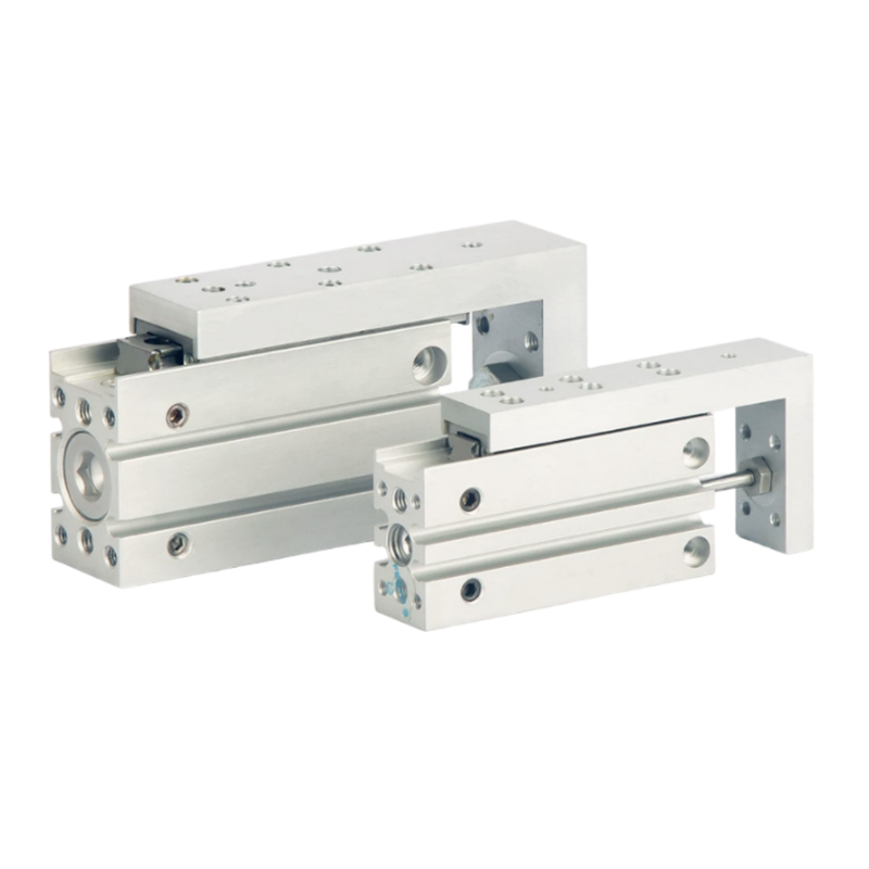 FESTO SLS-6-10-P-A 170486 กระบอกสไลด์ขนาดเล็กที่มีการนําทางแม่นยําที่มีหมอนยืดหยุ่นที่ติดตั้งแม่เหล็กสําหรับอัตโนมัติอิเล็กทรอนิกส์