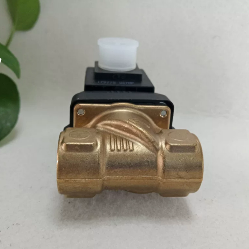 AC220V 8W Burkert ของแท้ 00221605 6213 NC วาล์ว solenoid, G1/2 Port 13 ช่องเปิด NBR กาสเคต, กล่องทองแดงทํางานที่ -10 °C ถึง 80 °C 0-10bar