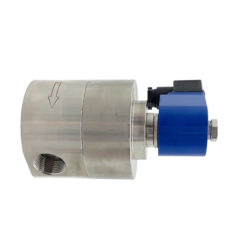 H3S10B02 1/4″ ขนาดพอร์ตวาล์วน้ำมันเบา 2 ทางปกติปิด 10 มม. ปากขนาดตัวเรือนสแตนเลส