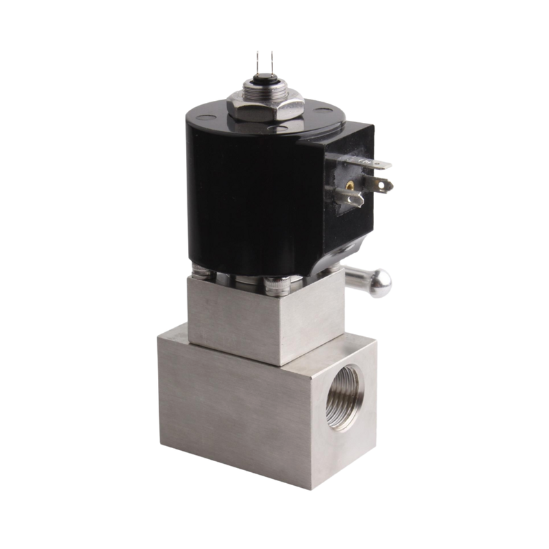 8.7BAS080B01 2/2 ทางนิวเมติกโซลินอยด์วาล์วพร้อมวัสดุตัวเครื่องสแตนเลส 304 และขนาดพอร์ต 1/8 ''