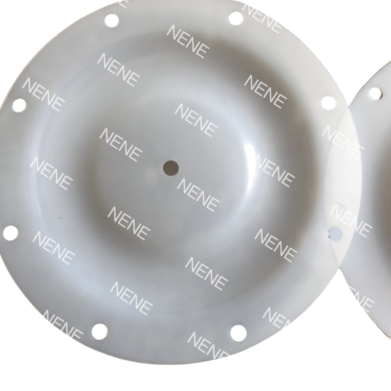 F46 ขาว 170MM กว้างภายนอก ไม่มีรู ขาว ภาระกลาง AODD ปั๊มเปลี่ยนแผ่นกระดุม QBY3-25 QBY3-32 QBY3-40