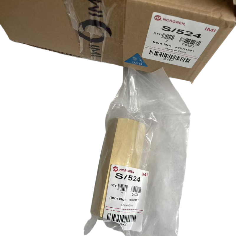 วาล์วปรับความดันสูง S/524 IMI Norgren G1 Inch Thread Brass Inline Check Valve สําหรับระบบเครื่องปรับอากาศ