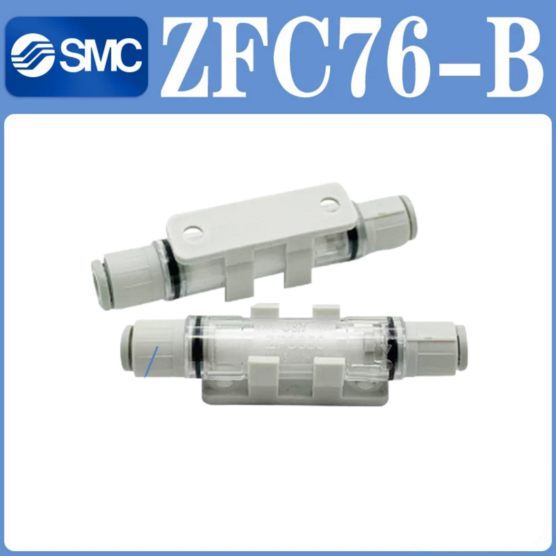 SMC ZFC76(-B) ZFC77(-B) Straight Through Pneumatic Filter Stable Vacuum Output Design Multi‑Direction Mount Layout 0‑60℃ Working Temp For Industrial Automated Pick And Place Equipment