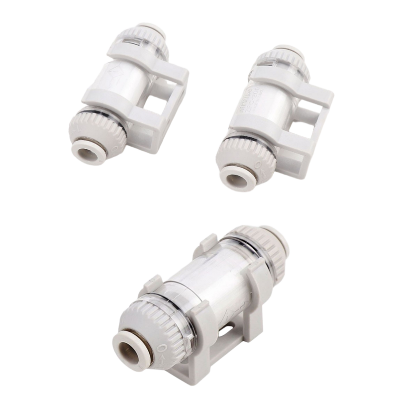 SMC ZFC050‑03B ZFC050‑04B ZFC Series Mini In‑Line Suction Filter With Original Mounting Bracket 10μm Filtration For 3MM‑4MM Tubing Guard Compact Vacuum Ejector In Precision Automation Circuit