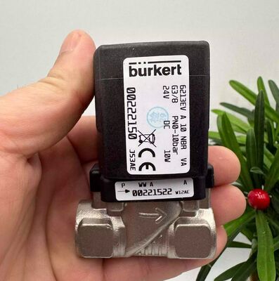 Burket6213 Series G3/8 Solenoid Valve 00222150 00222151 00222152 วาล์วน้ําสองทาง สแตนเลส