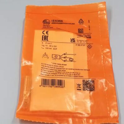 IE5298 เครื่องตรวจจับอินดูคติฟ Ifm เครื่องตรวจจับความใกล้เคียงอิเล็กทรอนิกส์