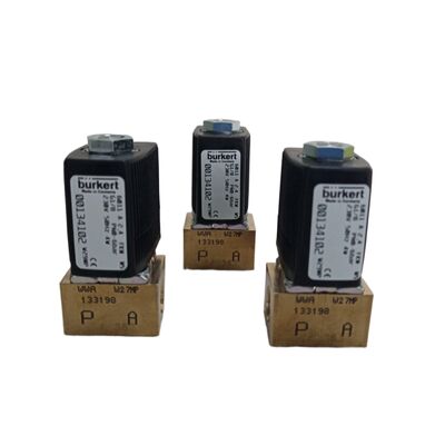 0.2-16bar ทนแรงดัน G1/2 BURKERT 00221882 6281 อุปกรณ์วาล์วอัตโนมัติใช้ AC220V