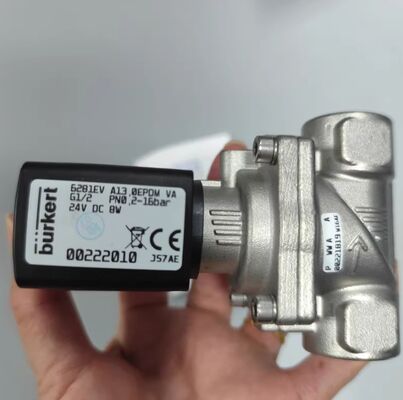 '00322529 '00322530 '00322531 เบอร์เคิร์ตซอลีนอยด์แวลฟ์ชนิด 6281 G1/4 2/2 ปิดปกติ สแตนเลส AC24V 8W