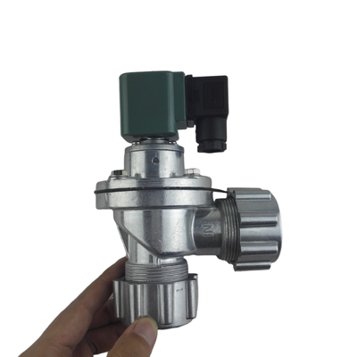 DMF-ZM-20 3/4′′ Right Angle Nut Type Pulse Valve สําหรับกระเป๋าเก็บฝุ่น