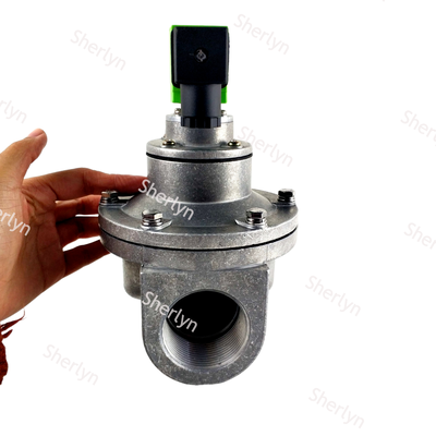 DMF-T-40S BFEC โซลินอยด์วาล์วพัลส์แบบอินไลน์ DN40, 1.5 นิ้ว, ขดลวด DC24V AC220V เลือกได้, อะไหล่เครื่องดักฝุ่น