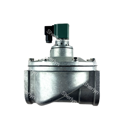 วาล์วทำความสะอาดเจ็ทสำหรับถุงกรอง BFEC DMF-T-62S DN65, ตัววาล์วอะลูมิเนียมอัลลอยด์แบบอินไลน์สำหรับระบบเก็บฝุ่น