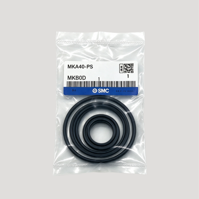 ชุดซ่อมซีลกระบอกไฮดรอลิกแบบหมุน SMC MKB/MKA50-PS สำหรับรุ่น MK ขนาดลูกสูบ 50 มม. หมุน 90 องศา ซีล NBR สำหรับการบำรุงรักษาฟิกซ์เจอร์แบบหนัก