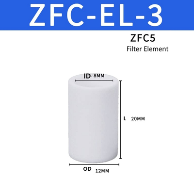 SMC ZFC‑EL‑3 ZFC Series ไส้กรองแท้ ความสามารถในการกักเก็บสิ่งสกปรกสูง ดักจับอนุภาคฝุ่นละเอียดสำหรับระบบสุญญากาศอัตโนมัติแบบหยิบและวางด้วยหุ่นยนต์